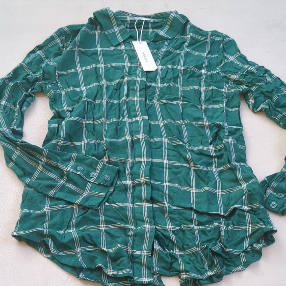 Tavik Green Long Sleeve Button Down Shirt